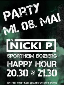 Party Nicki P. Plakat